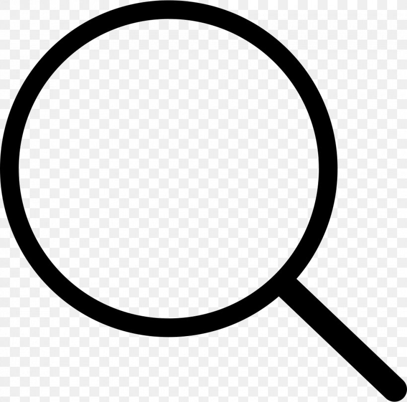 Magnifier, PNG, 980x970px, Magnifying Glass, Area, Black, Black And White, Computer Font Download Free