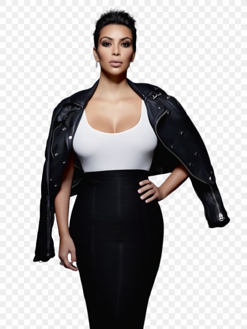 Kim Kardashian, PNG, 1732x2308px, Kim Kardashian, Black, Black M, Blackandwhite, Blazer Download Free