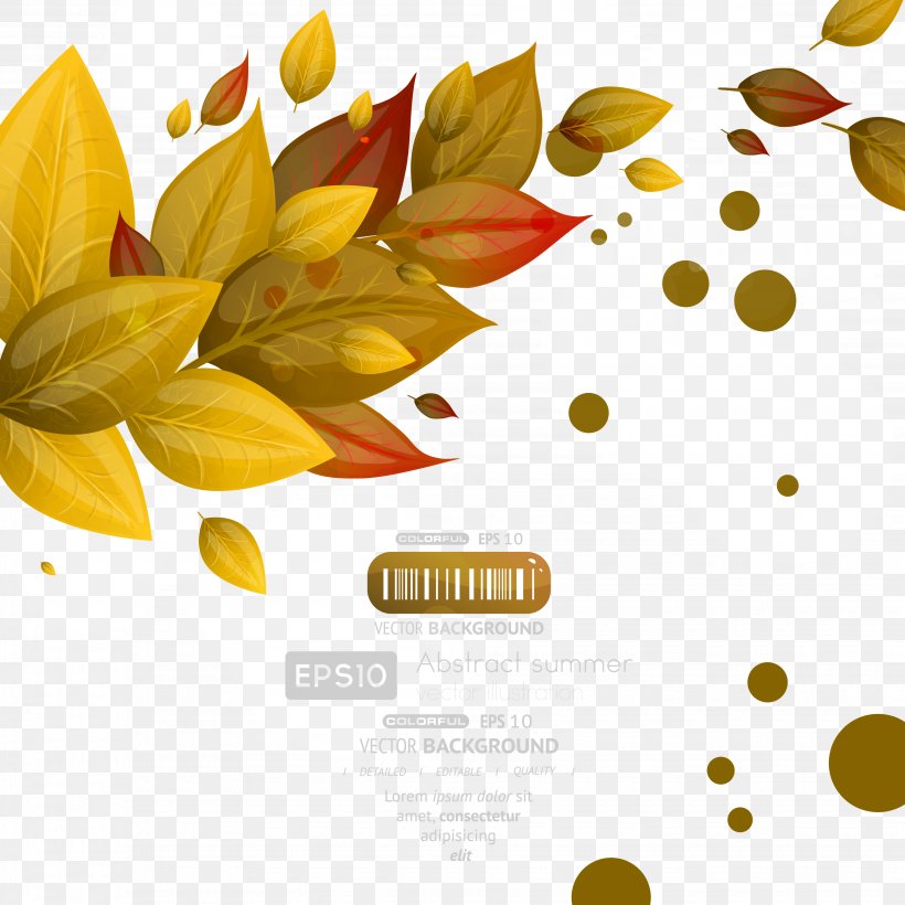 Yellow Autumn Leaf, PNG, 3710x3710px, Yellow, Autumn, Deciduous, Floral Design, Flower Download Free
