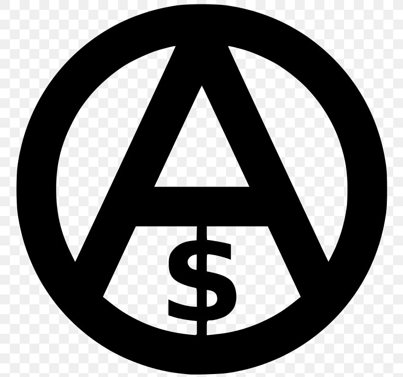 Anarcho-capitalism Anarchism Symbol Libertarianism, PNG, 768x768px, Anarchocapitalism, Anarchism, Anarchist Communism, Anarchy, Area Download Free