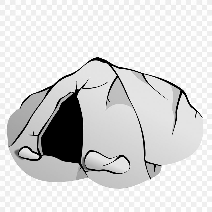 Cave Clip Art, PNG, 2400x2400px, Cave, Black, Black And White, Carnivoran, Cartoon Download Free
