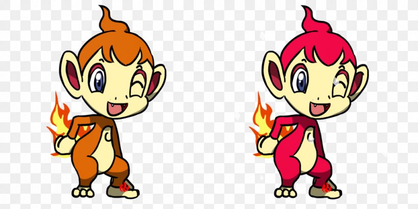 Pokémon Diamond And Pearl Pokémon Sun And Moon Pokémon GO Chimchar, PNG, 1024x512px, Watercolor, Cartoon, Flower, Frame, Heart Download Free