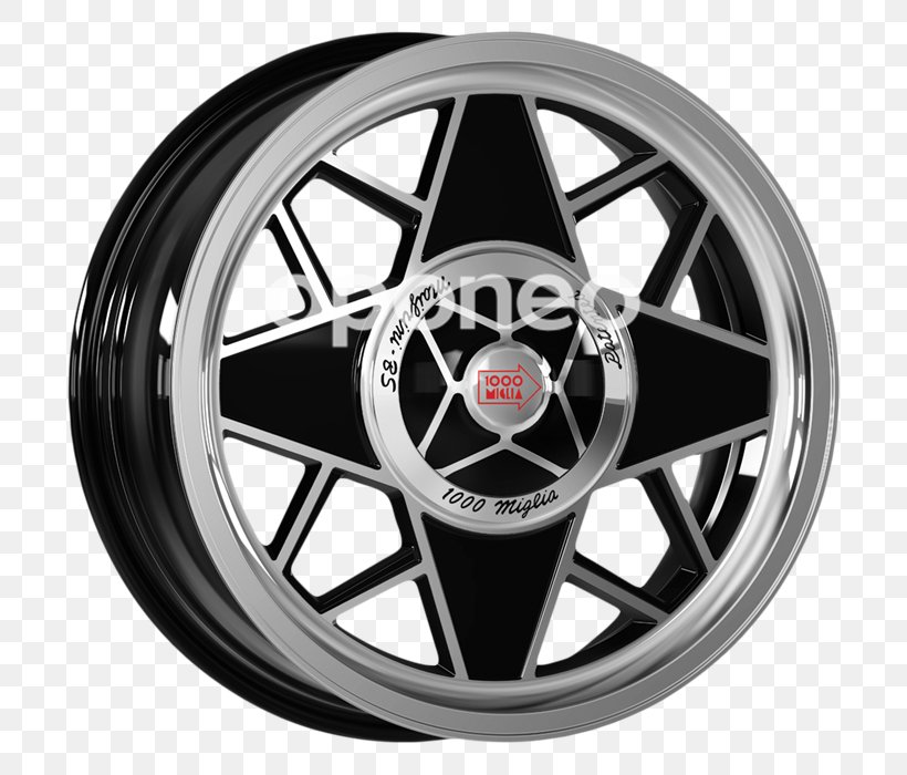 Alloy Wheel Mille Miglia Car Rim, PNG, 700x700px, Alloy Wheel, Auto Part, Automotive Design, Automotive Tire, Automotive Wheel System Download Free