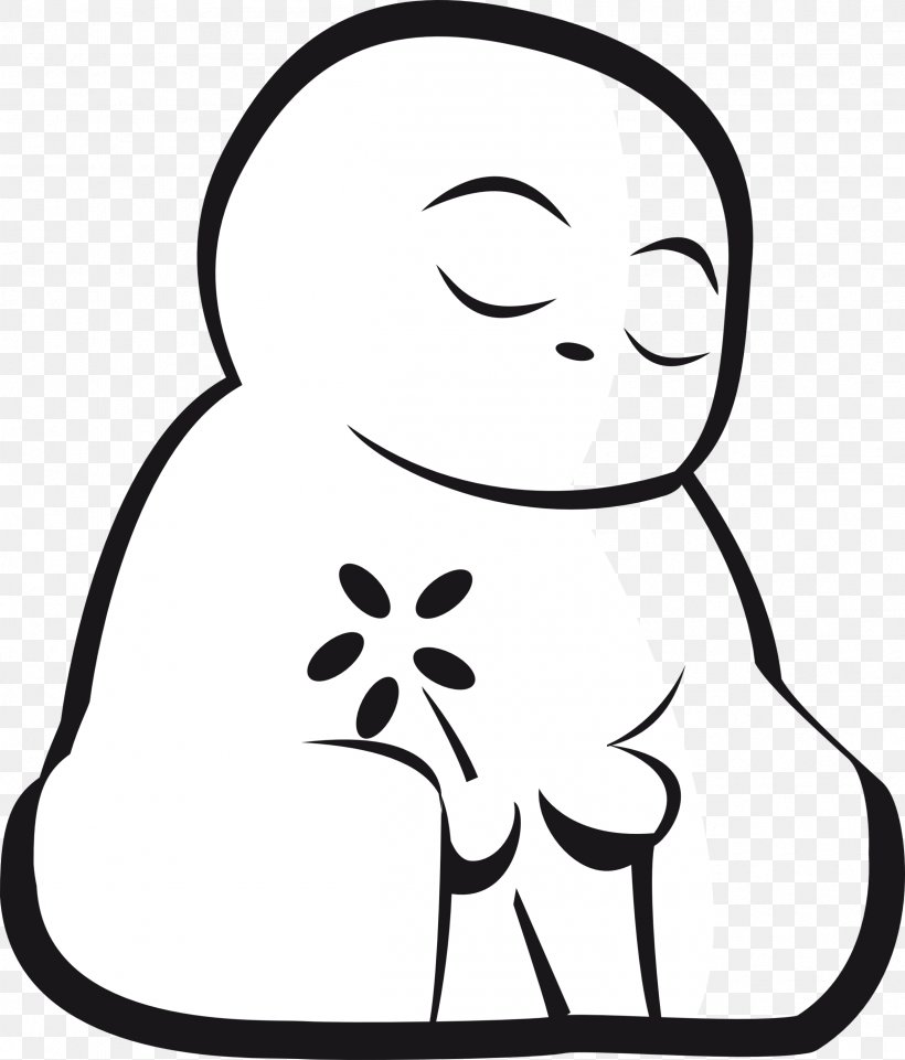 Buddhism Decal Sticker Clip Art, PNG, 2427x2845px, Buddhism, Artwork, Black, Black And White, Budai Download Free