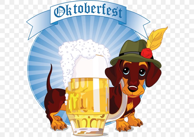 Dachshund Oktoberfest Beer, PNG, 600x580px, Dachshund, Beer, Carnivoran, Cartoon, Dachshund Racing Download Free