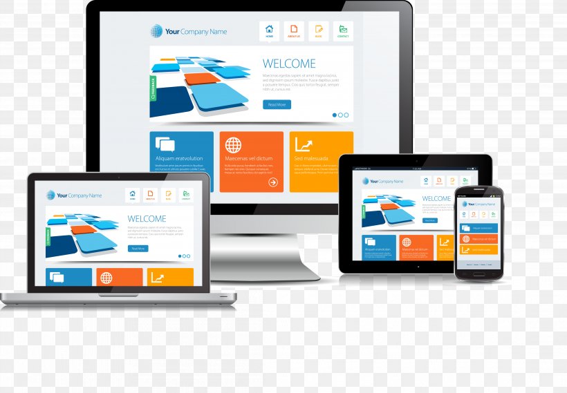 Responsive Web Design Web Development Learning, PNG, 4395x3052px, Responsive Web Design, Brand, Business, Communication, Computer Download Free