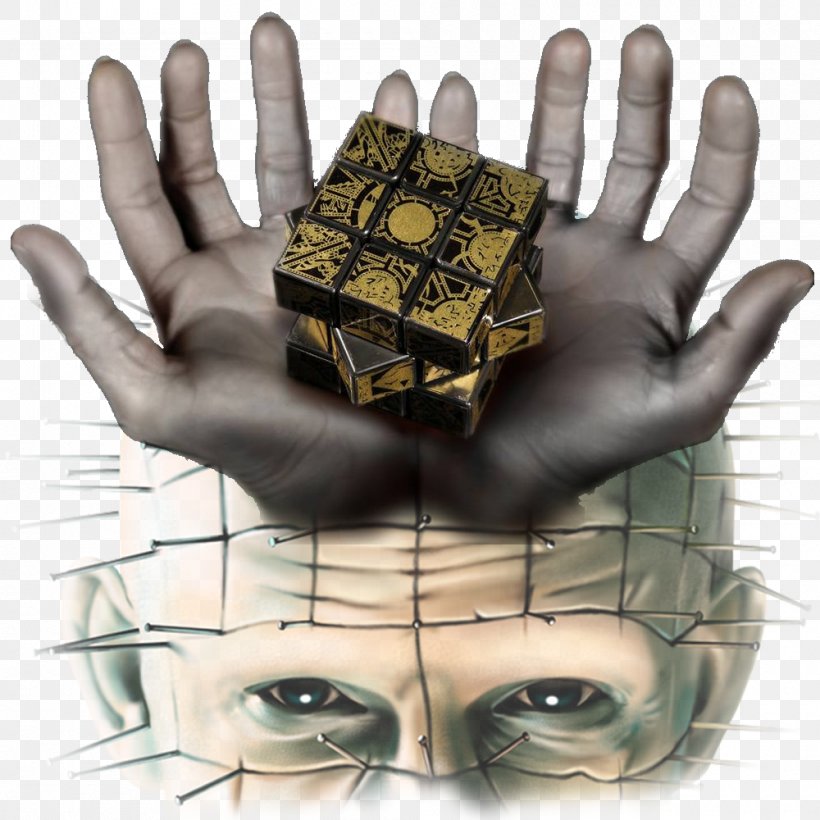 The Hellbound Heart Pinhead Hellraiser Puzzle Cube, PNG, 1000x1000px, Hellbound Heart, Cube, Film, Finger, Hand Download Free