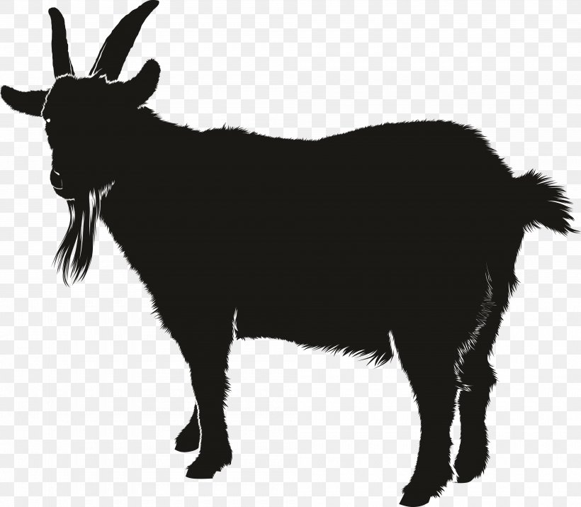Boer Goat Silhouette Clip Art, PNG, 4000x3489px, Boer Goat, Black And White, Cattle Like Mammal, Cow Goat Family, Decal Download Free
