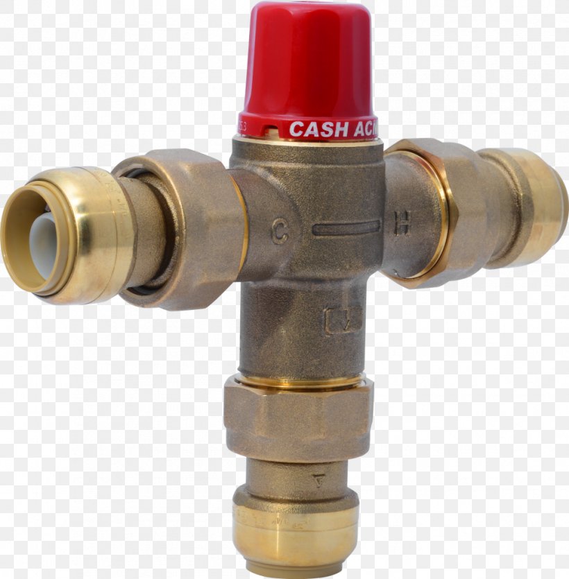 Control Valves Thermostatic Mixing Valve Water Heating Temperature, PNG, 1005x1024px, Valve, Ball Valve, Brass, Control Valves, Faucet Handles Controls Download Free