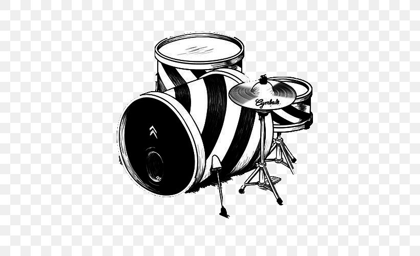 Drum Kits Illustrator Bass Drums Drawing, PNG, 500x500px, Watercolor, Cartoon, Flower, Frame, Heart Download Free