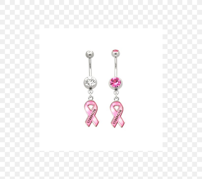 Earring Body Jewellery Awareness Ribbon Gemstone, PNG, 730x730px, Earring, Awareness Ribbon, Body Jewellery, Body Jewelry, Breast Cancer Download Free