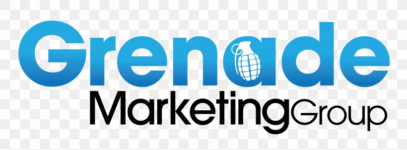 Grenade Marketing Group Logo Business Article Directory, PNG, 2100x774px, Logo, Advertising, Area, Article Directory, Blue Download Free