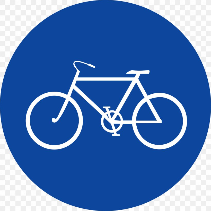 Traffic Sign Bicycle Cycling Segregated Cycle Facilities Panneau De Signalisation D'une Piste Ou Bande Cyclable Obligatoire En France, PNG, 1024x1024px, Traffic Sign, Area, Bande Cyclable, Bicycle, Blue Download Free