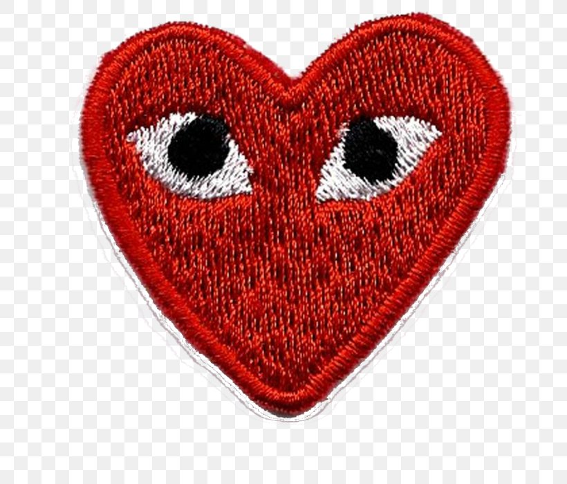 Comme Des Garçons Black Shop Perfume Clothing Iron-on, PNG, 700x700px, Comme Des Garcons, Clothing, Embroidered Patch, Embroidery, Heart Download Free