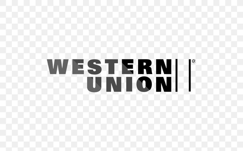 Western Union Logo Bank Payment Money, PNG, 512x512px, Western Union, Area, Bank, Black, Black And White Download Free