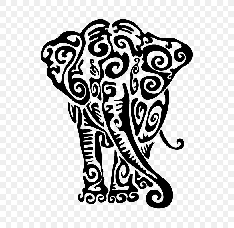 Amazon.com Elephant Tribe Drawing Tribalism, PNG, 800x800px, Amazoncom, Area, Art, Big Cats, Black Download Free