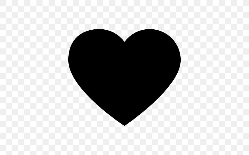 Heart Desktop Wallpaper Clip Art, PNG, 512x512px, Heart, Black, Black And White, Like Button, Symbol Download Free