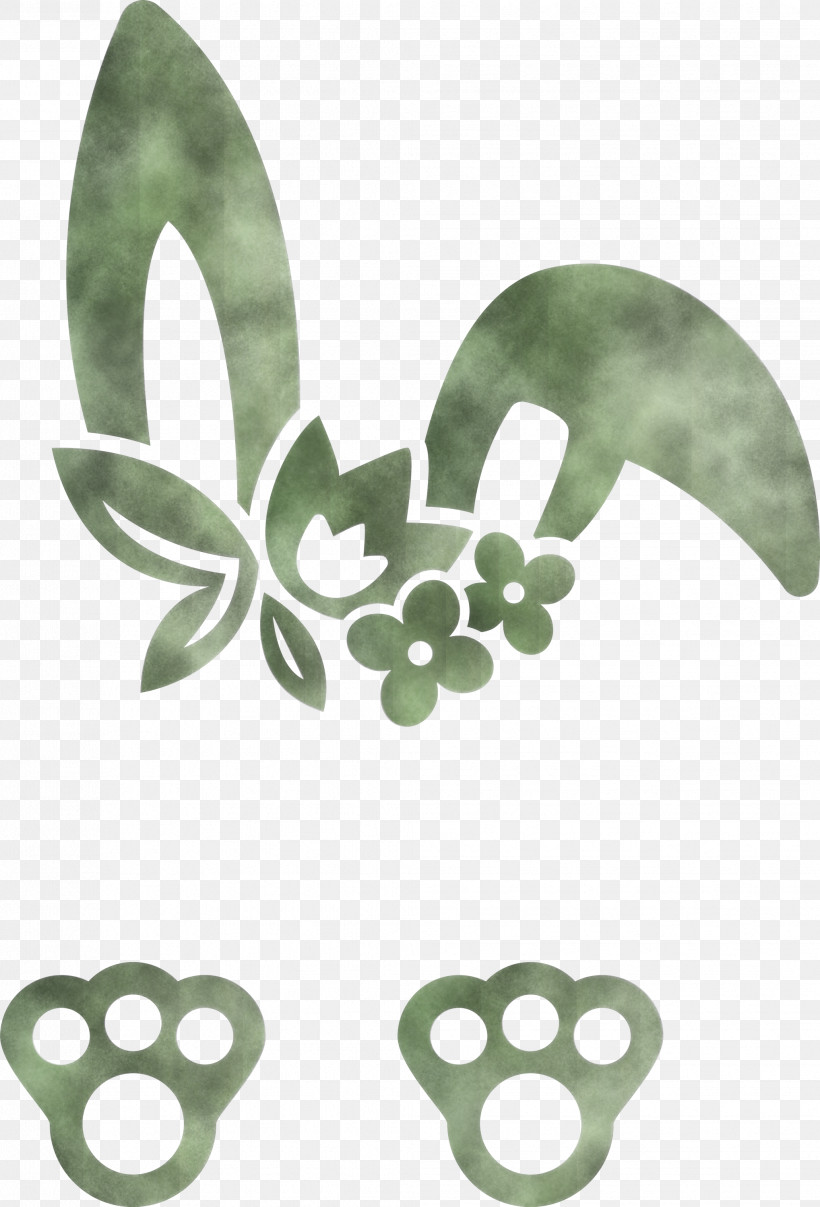 Easter Bunny Easter Day Rabbit, PNG, 2037x3000px, Easter Bunny, Easter Day, Flower, Leaf, Petal Download Free