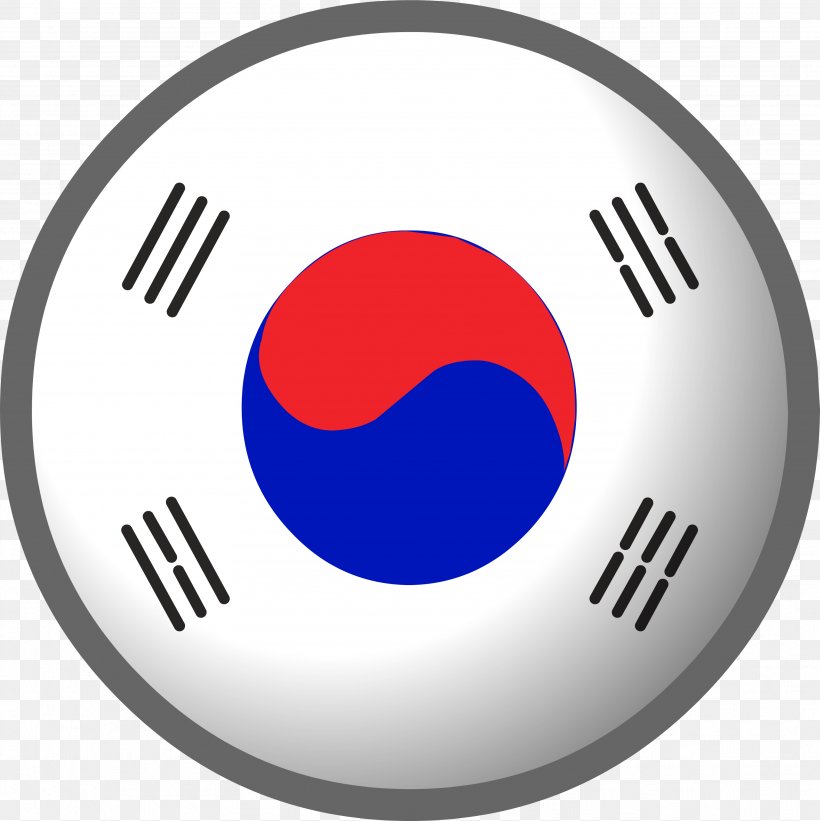 Flag Of South Korea Flag Of North Korea, PNG, 3532x3539px, South Korea, Area, Ball, Brand, Flag Download Free