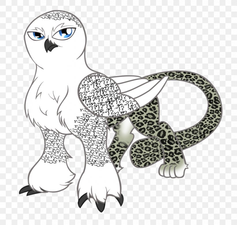 Snowy Owl Griffin Eagle Drawing, PNG, 917x872px, Owl, Beak, Bird, Bird Of Prey, Body Jewelry Download Free