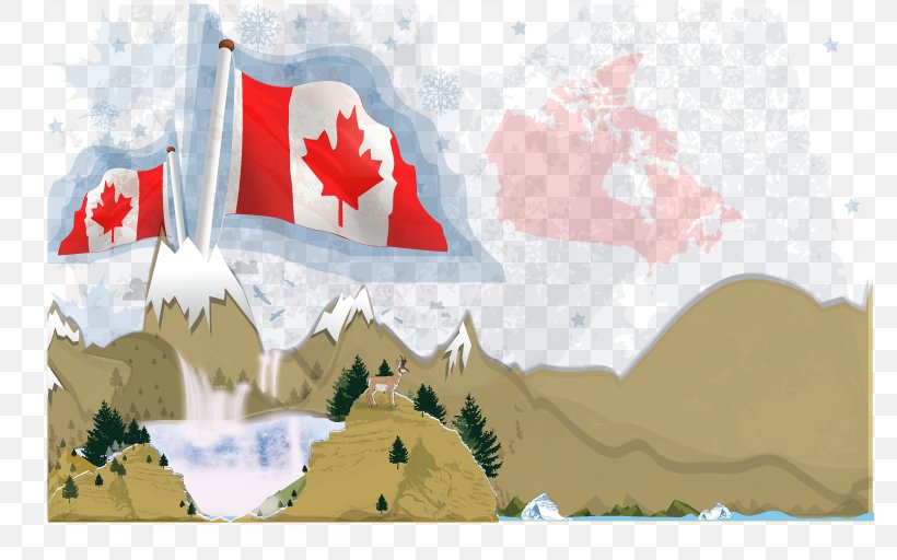 Canada Landscape Euclidean Vector Clip Art, PNG, 780x512px, Canada, Art, Flag, Landscape, Landscaping Download Free