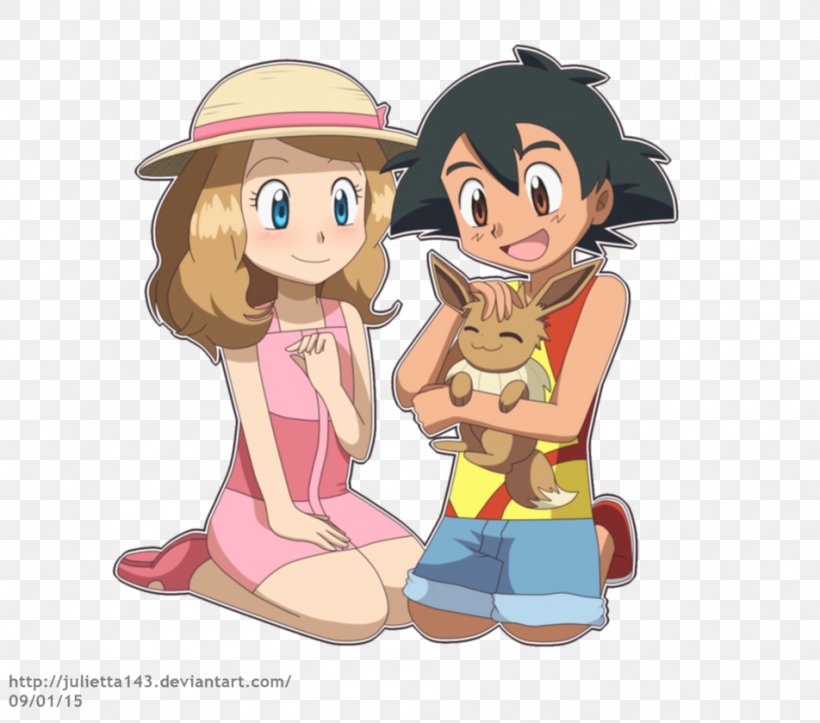 Pokémon X And Y Ash Ketchum Serena Pokémon Sun And Moon Pikachu, PNG, 952x840px, Watercolor, Cartoon, Flower, Frame, Heart Download Free