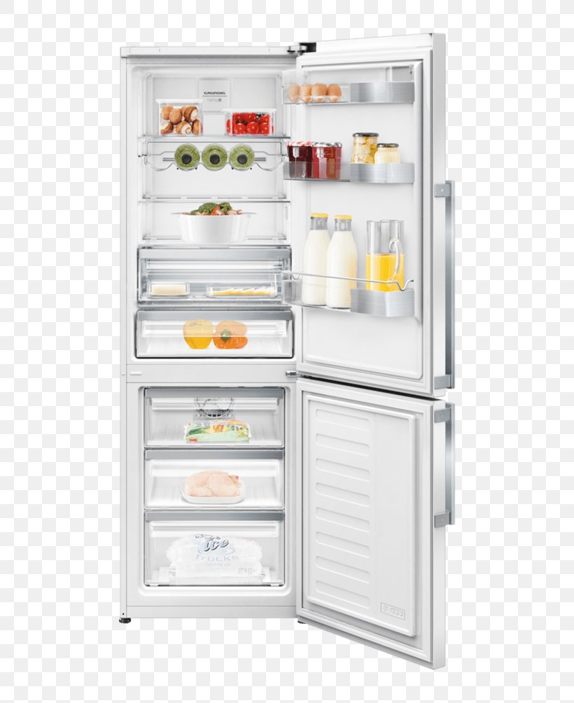 Refrigerator Grundig GKF15810N 50/50 Fridge Freezer Grundig EDITION 70 Samsung RB29FSJNDSS, PNG, 730x1004px, Refrigerator, Autodefrost, Drawer, Freezers, Grundig Download Free
