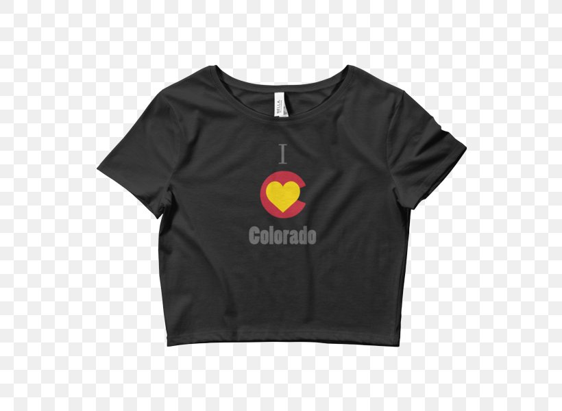 T-shirt Crop Top Clothing All Over Print, PNG, 600x600px, Tshirt, All Over Print, Black, Brand, Clothing Download Free