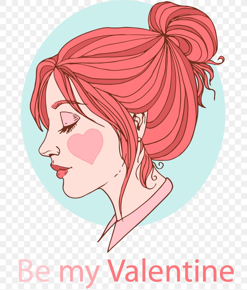 Valentines Day Drawing Illustration, PNG, 743x962px, Watercolor, Cartoon, Flower, Frame, Heart Download Free