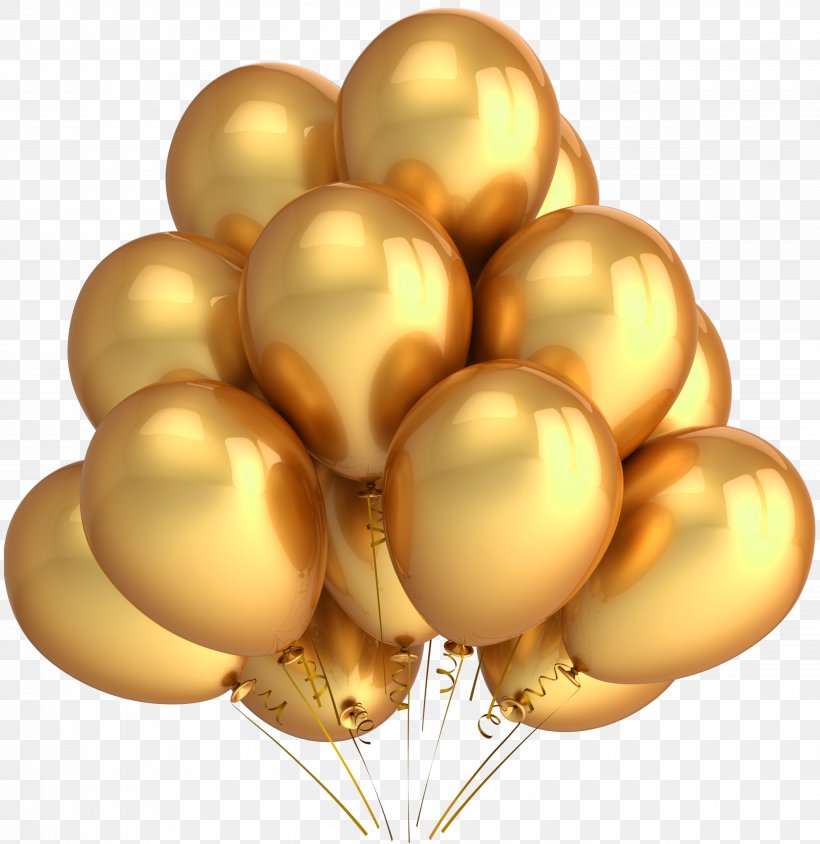 Balloon Party Gold Metallic Color Stock Photography, PNG, 4800x4946px, Balloon, Birthday, Bridal Shower, Color, Flower Bouquet Download Free