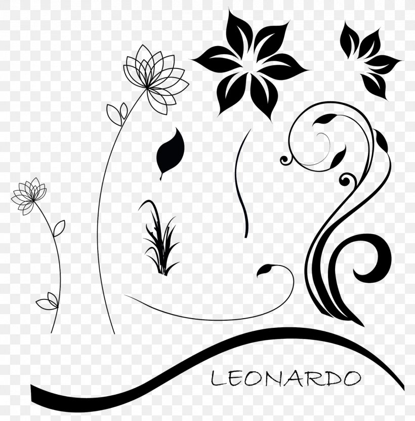 Floral Design Visual Arts Drawing Graphic Design, PNG, 1577x1600px, Floral Design, Art, Artwork, Black, Black And White Download Free