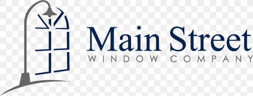 Main Street Window Company Business Replacement Window Contractor, PNG, 899x341px, Business, Area, Blue, Brand, Contractor Download Free