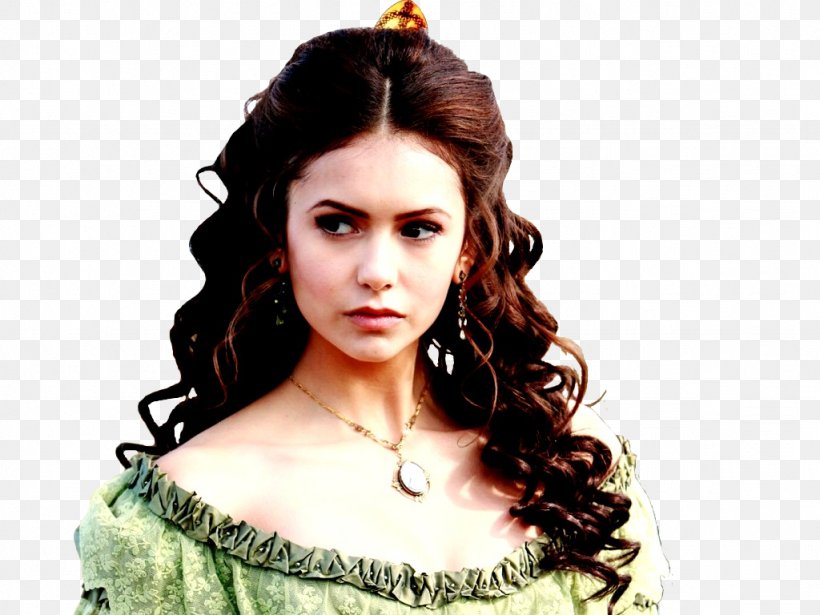 Nina Dobrev Katherine Pierce The Vampire Diaries Elena Gilbert Niklaus Mikaelson, PNG, 1024x768px, Watercolor, Cartoon, Flower, Frame, Heart Download Free