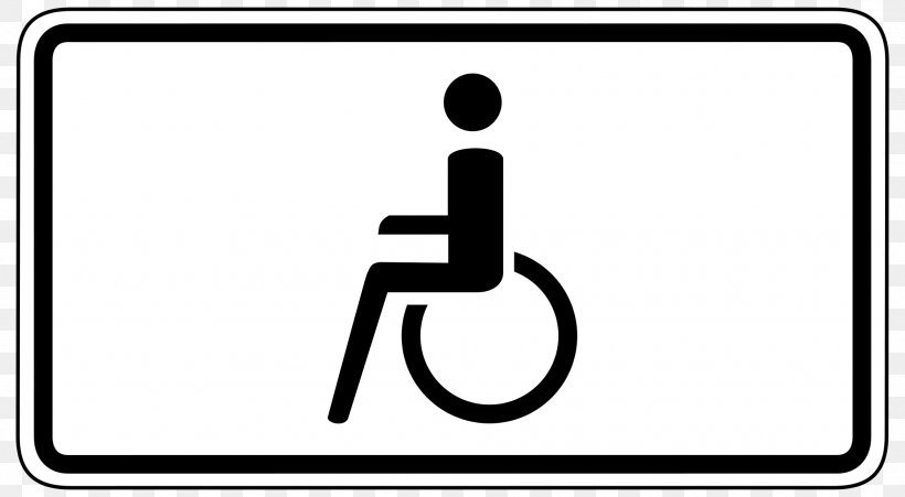 Traffic Sign Disabled Parking Permit Wheelchair Disability, PNG, 2000x1102px, Sign, Area, Black And White, Brand, Car Park Download Free