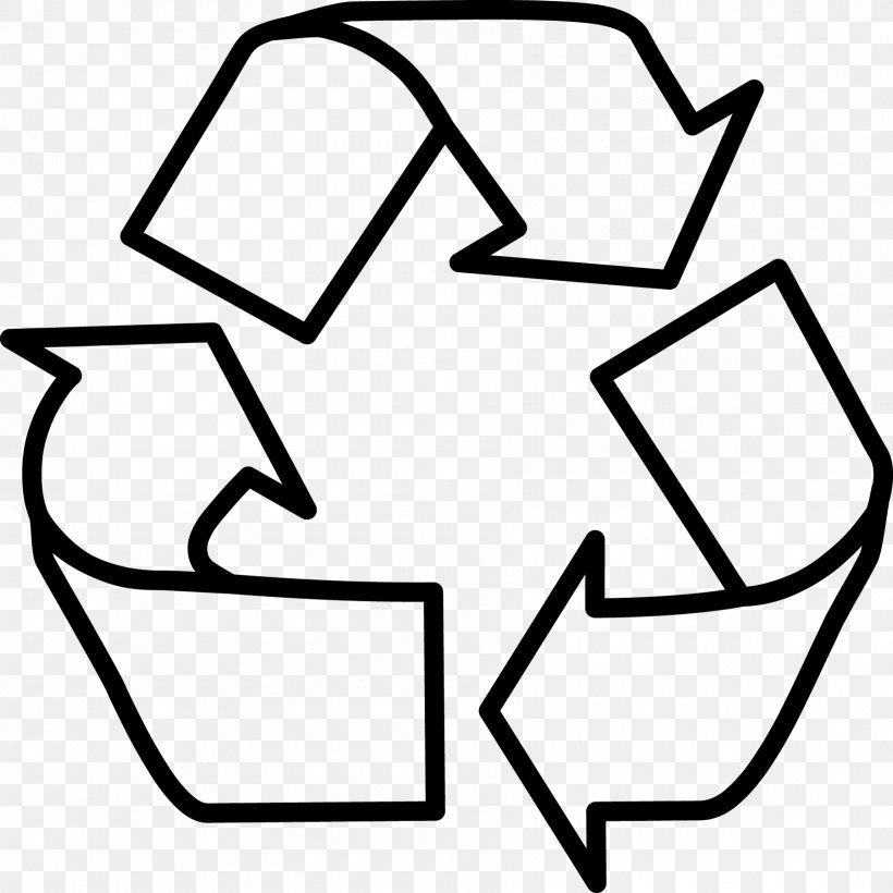 Recycling Symbol Recycling Bin Waste Hierarchy Label, PNG, 1800x1800px, Recycling Symbol, Area, Black, Black And White, Gary Anderson Download Free