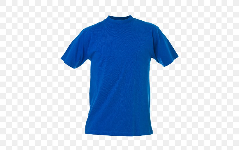 T-shirt Clothing Polo Shirt Sleeve, PNG, 515x515px, Tshirt, Active Shirt, Azure, Blue, Clothing Download Free