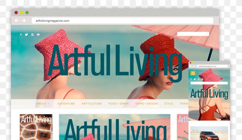 Artful Living Magazine Hook Agency Web Design Minneapolis College Of Art And Design, PNG, 1591x926px, Web Design, Advertising, Brand, Display Advertising, Magazine Download Free