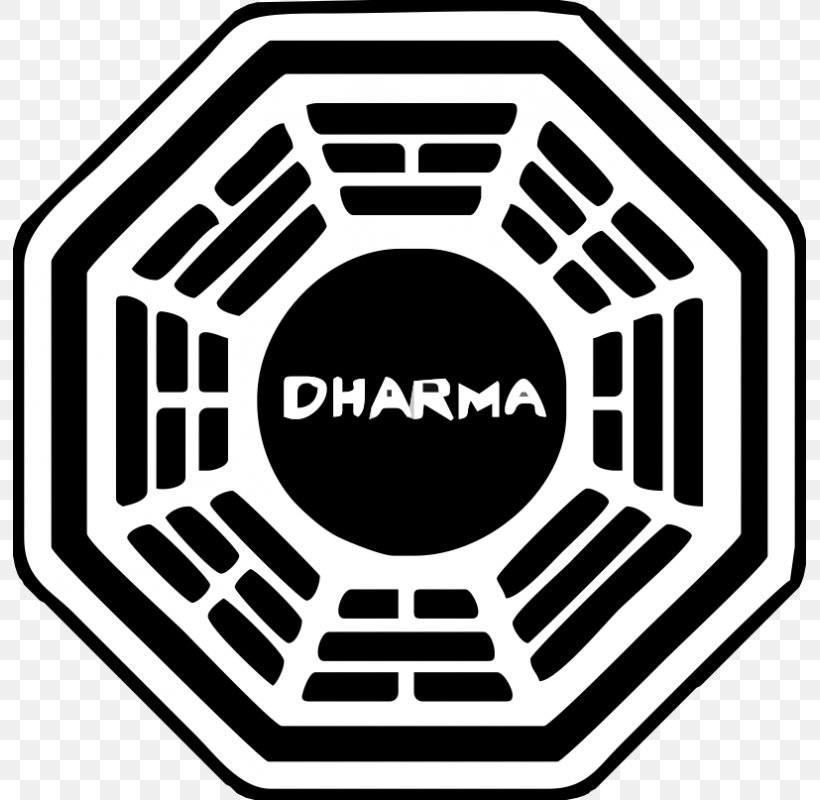 Dharma Initiative Juliet Burke Lostpedia Lost Experience, PNG, 800x800px, Dharma Initiative, Area, Black And White, Brand, Decal Download Free