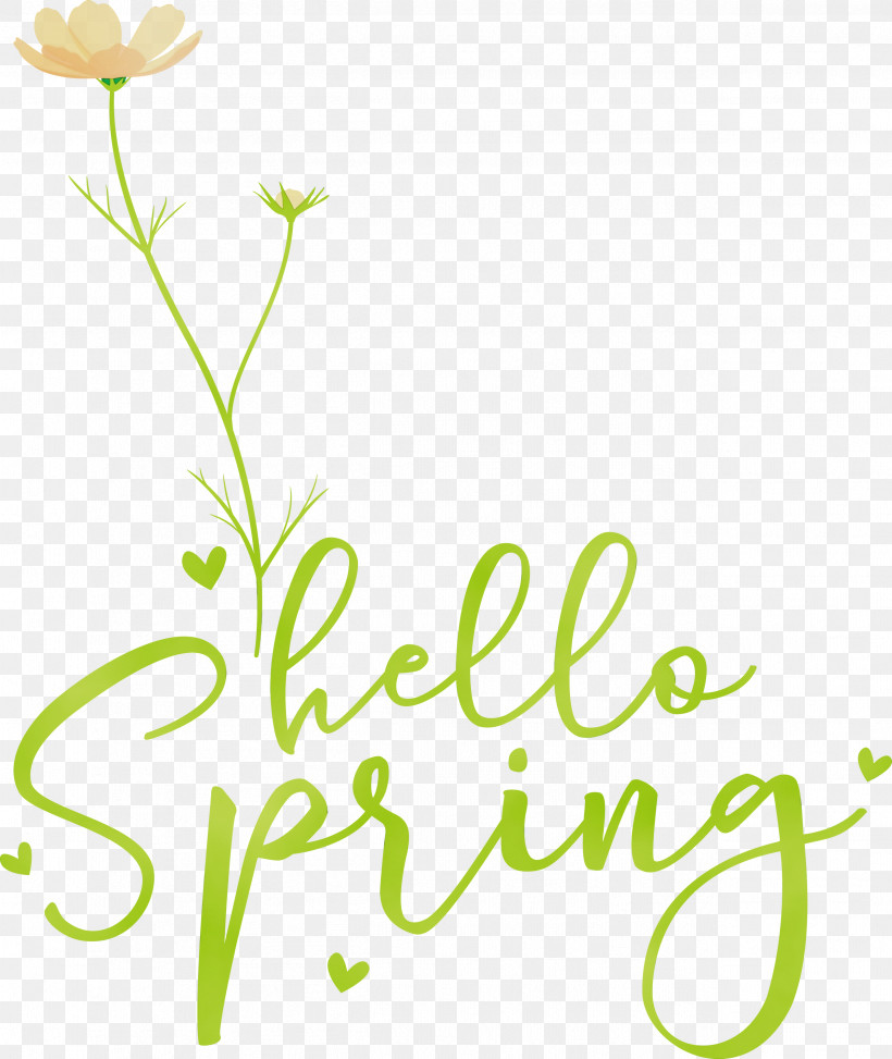 Floral Design, PNG, 2527x3000px, Hello Spring, Cut Flowers, Floral Design, Flower, Leaf Download Free