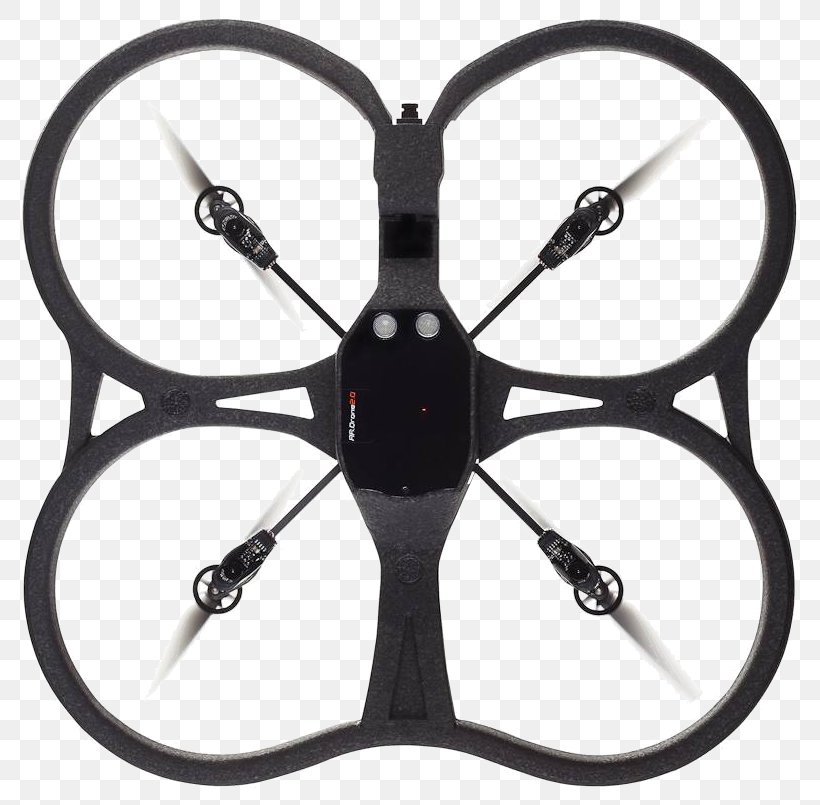 Parrot AR.Drone 2.0 Parrot Bebop 2 Unmanned Aerial Vehicle AR.FreeFlight 2.4.15, PNG, 819x805px, Parrot Ardrone, Android, Arfreeflight 2415, Auto Part, Bicycle Wheel Download Free