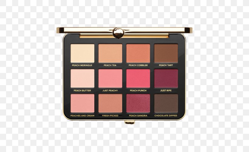 Too Faced Just Peachy Mattes Eye Shadow Cosmetics Too Faced Sweet Peach Sephora, PNG, 500x500px, Too Faced Just Peachy Mattes, Color, Cosmetics, Eye Shadow, Foundation Download Free