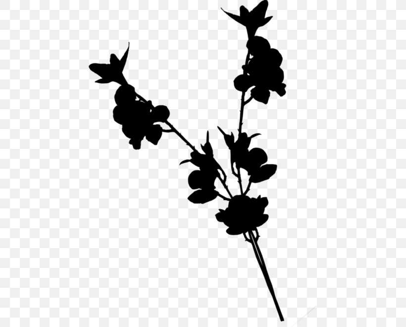 Flower Plant Stem Leaf Clip Art Silhouette, PNG, 600x659px, Flower, Blackandwhite, Branch, Flowering Plant, Leaf Download Free