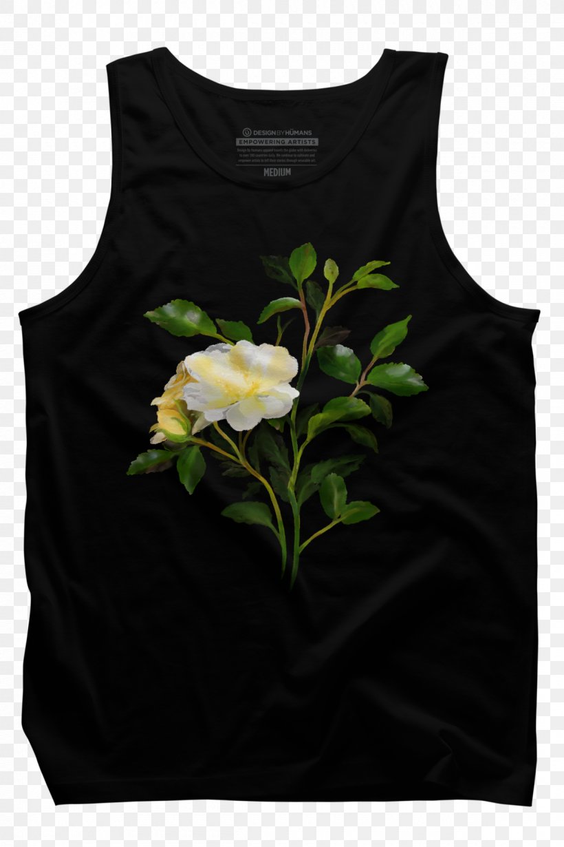 T-shirt Sleeveless Shirt Polo Shirt, PNG, 1200x1800px, Tshirt, Black, Chemise, Flower, Gilets Download Free