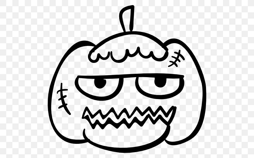 Halloween Clip Art, PNG, 512x512px, Halloween, Black, Black And White, Carving, Emotion Download Free