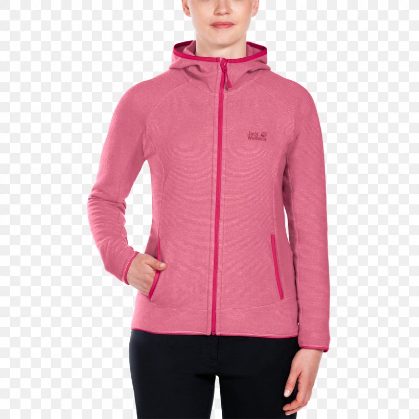 Hoodie Jack Wolfskin Fleece Jacket Polar Fleece, PNG, 1024x1024px, Hoodie, Clothing, Fleece Jacket, Hood, Jack Wolfskin Download Free