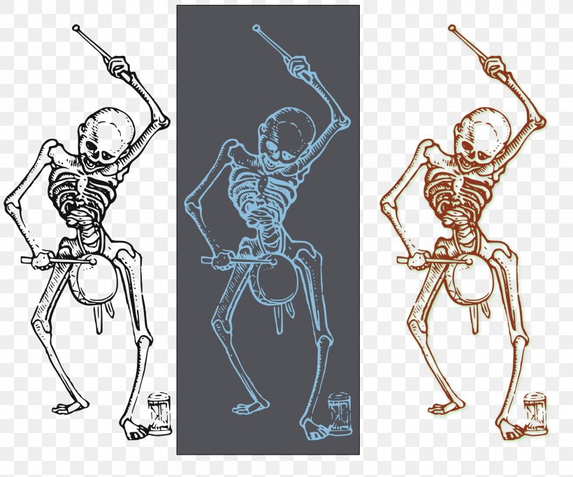 Human Skeleton Clip Art, PNG, 2400x2000px, Human Skeleton, Arm, Art, Artwork, Black And White Download Free