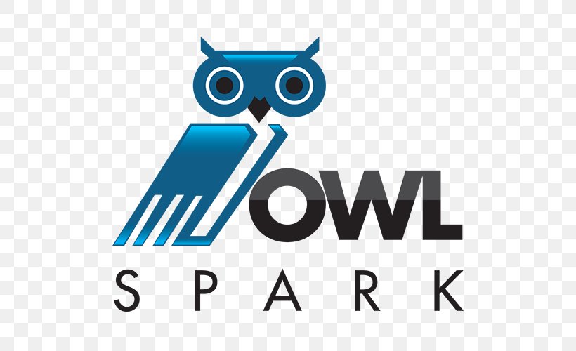 Logo OwlSpark Product Beak Font, PNG, 550x500px, Logo, Area, Beak, Bird, Blue Download Free