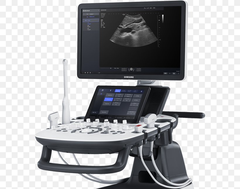 Ultrasonography Ultrasound Medical Imaging Samsung Medison, PNG, 582x646px, Ultrasonography, Biomedical Engineering, Computer Monitor Accessory, Display Device, Electronics Download Free