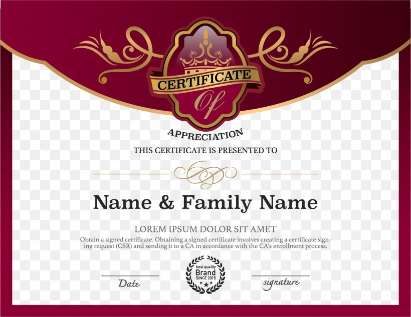 Academic Certificate Public Key Certificate, PNG, 1792x1385px, Public Key Certificate, Academic Certificate, Art, Brand, Diploma Download Free