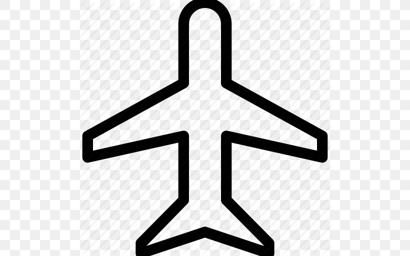 Airplane Flight Clip Art, PNG, 512x512px, Airplane, Black And White, Drawing, Flight, Free Content Download Free